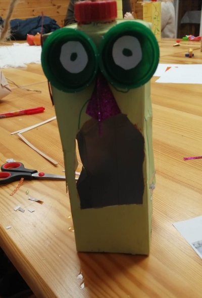 Warsztaty Tworzenia Karmników z recyklingu 